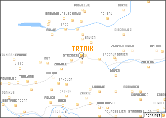 map of Trtnik