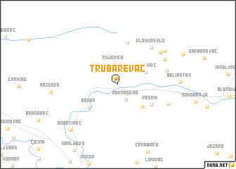 map of Trubarevac