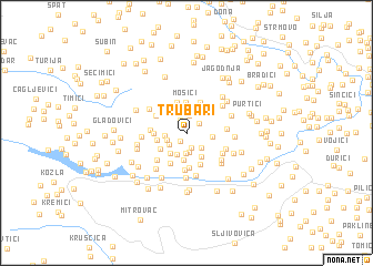 map of Trubari