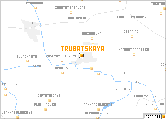 map of Trubatskaya