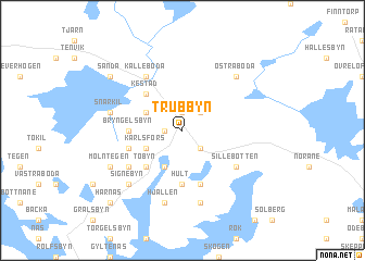 map of Trubbyn