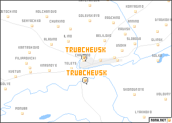 map of Trubchëvsk