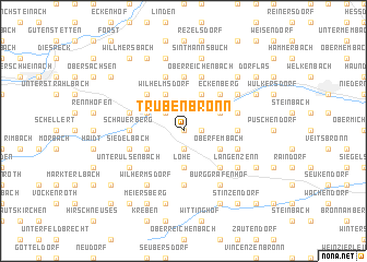 map of Trübenbronn