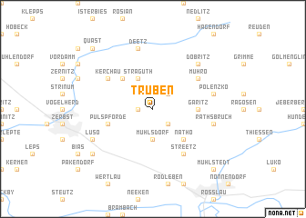 map of Trüben