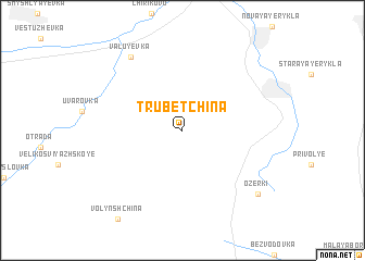 map of Trubetchina