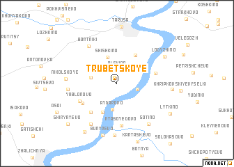 map of Trubetskoye