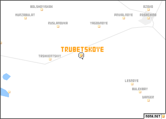 map of Trubetskoye