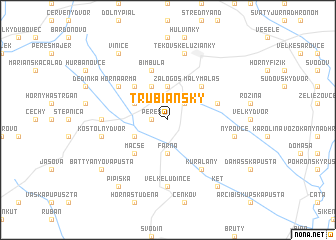 map of Trubiansky