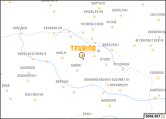 map of Trubino