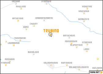 map of Trubino