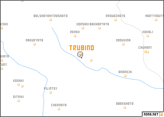 map of Trubino