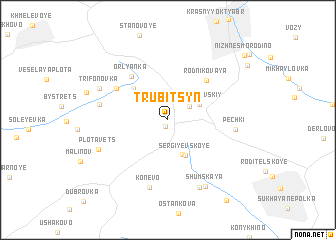 map of Trubitsyn