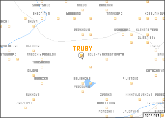 map of Truby