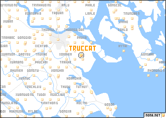 map of Trực Cát