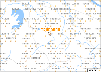 map of Trúc Ðộng