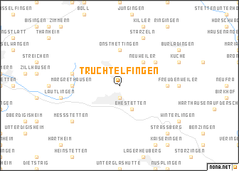 map of Truchtelfingen