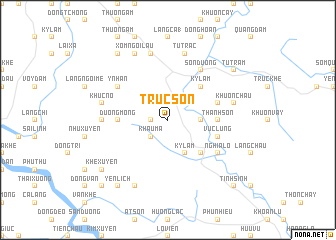 map of Trúc Sơn