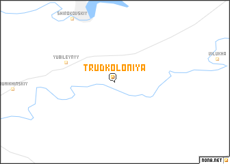 map of Trudkoloniya