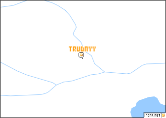 map of Trudnyy