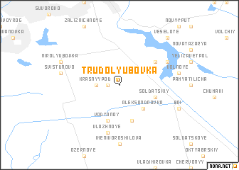 map of Trudolyubovka