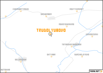 map of Trudolyubovo