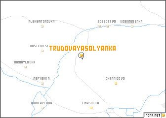 map of Trudovaya Solyanka