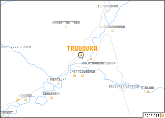 map of Trudovka