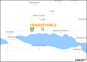 map of Trudovoye Pole