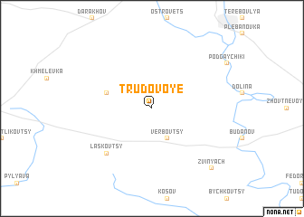 map of Trudovoye