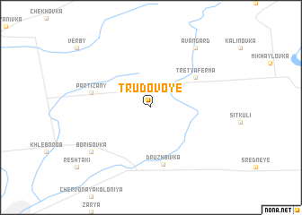 map of Trudovoye