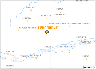 map of Trudovoye