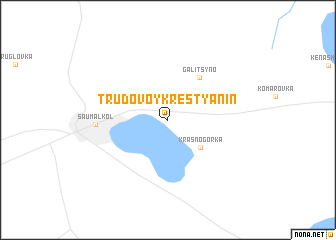 map of Trudovoy Krestʼyanin