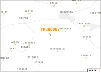 map of Trudovoy