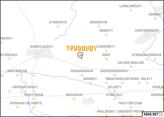 map of Trudovoy