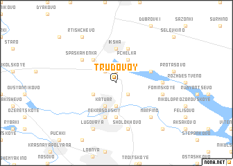 map of Trudovoy