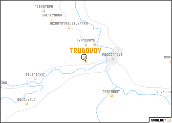 map of Trudovoy