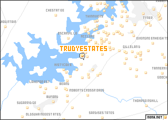 map of Trudy Estates