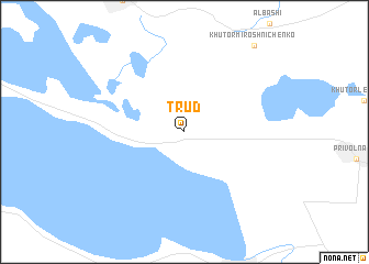 map of Trud