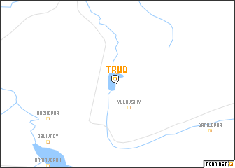 map of Trud