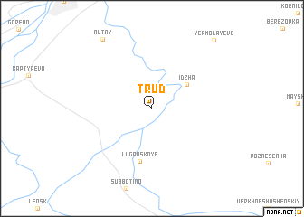 map of Trud