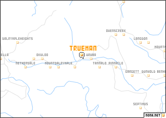 map of Trueman