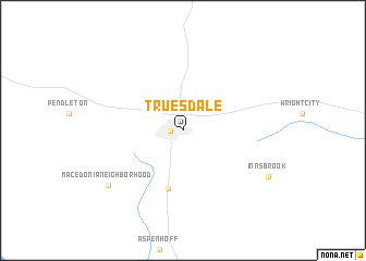 map of Truesdale