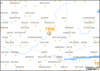 map of True