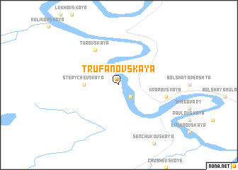 map of Trufanovskaya