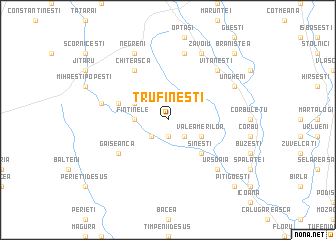 map of Trufineşti
