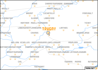 map of Trugny