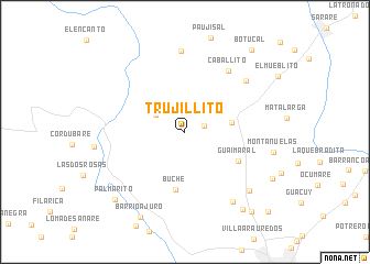 map of Trujillito