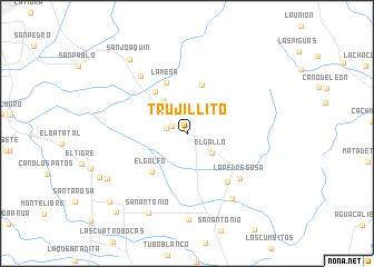 map of Trujillito