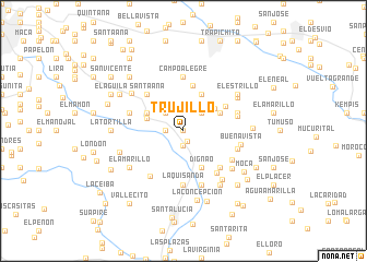 map of Trujillo