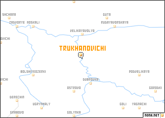 map of Trukhanovichi